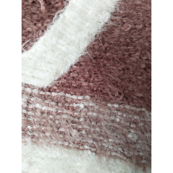 DayTrip Distressed Striped Fuzzy Sweater Sz S - Picture 2 of 7